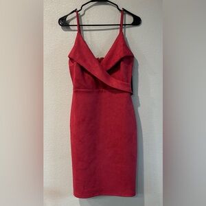 Lulu's Striking Red Mini Dress